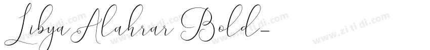 LibyaAlahrar Bold字体转换